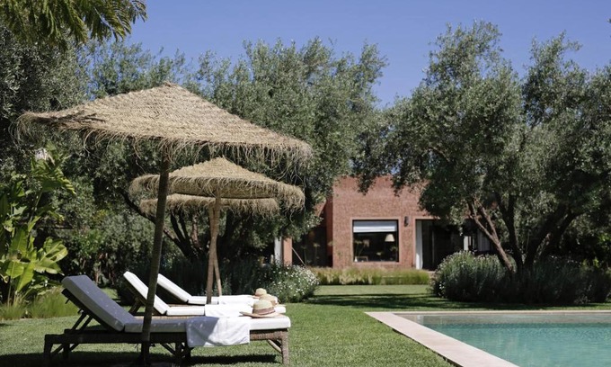 Chwiter Villa | Villa Jardin Bleu avec piscine chauffée à la campagne