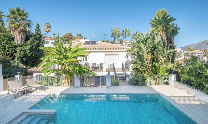 Mijas Villa | Villa Jazmin with Mountain View, Pools, Wi-Fi, A/C, Terraces & Garden