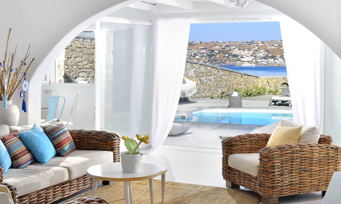 Kanalia Villa | Villa Kanalia, view on the little Venice, spacious, bright, swimming pool with sea view