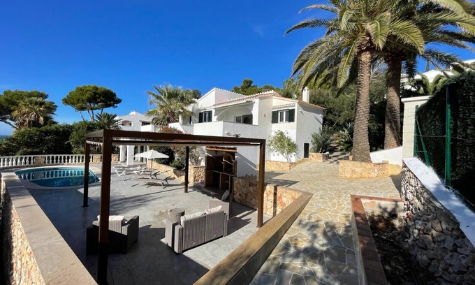 Sant Jaume Mediterrani Villa | Villa KATARINA, Son Bou, 6 pax, air conditioning, private pool and wifi