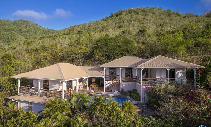 Les Anses-d'Arlets Villa | Villa Kazanou, Piscine, vue mer
