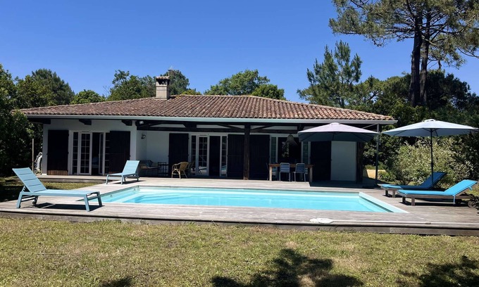 Biscarrosse Plage House | Villa l´Arrayou, pleasant 130m² villa for 8 people