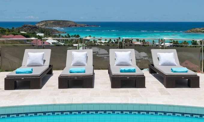 Grand Cul-de-Sac Villa | Villa La Rose des Vents | Ocean View - Located in Fabulous Grand Cul de Sac with Private Pool