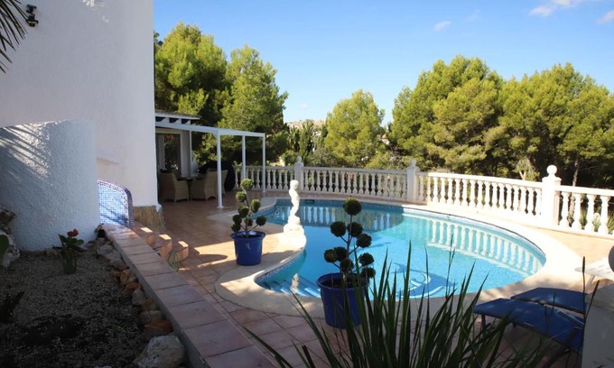 Pedreguer Villa | Villa Le Dauphin - Piscine Privative Vue Panoramique
