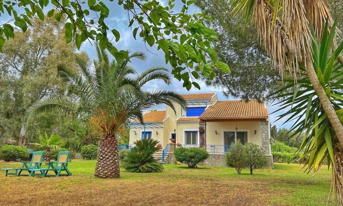 Molos Villa | Villa Lefka Stunning Seaside Villa in Corfu with Private Gardens
