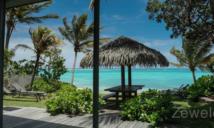 Saint-Francois Villa | Villa Liléa on the lagoon, private beach and exceptional view