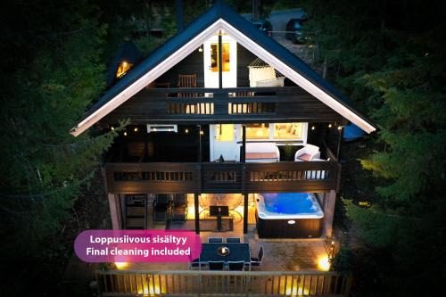 Jamsa Ski Chalet | Villa Lumi 10 henkilölle, Himos Länsihuippu