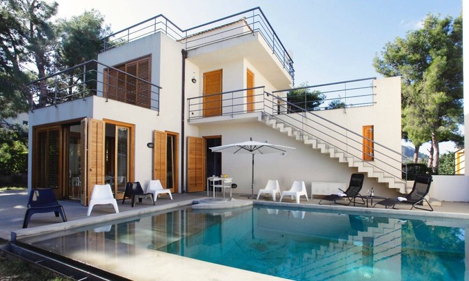Torre Colonna-sperone Villa | Villa Maria, beautiful and modern villa next to th