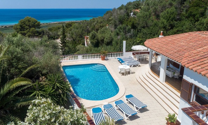 Sant Jaume Mediterrani Villa | Villa MAESO, sea views, air conditioning, pool, 8 pax
