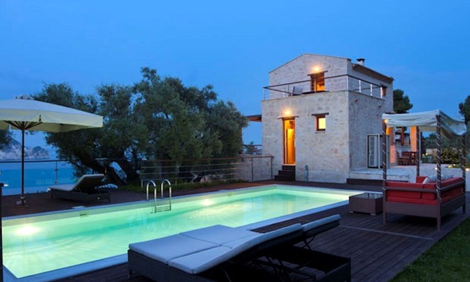 Marathias Villa | Villa Marathonisi View - wonderful 3 bedroom Zante villa, private pool and AC