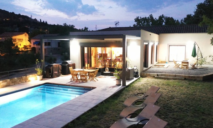 Chassagnes Villa | Villa Moderne - L'ardoualibre - Les Vans