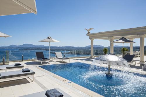Pirgi Villa | Villa Monte Leone by Konnect with Pool, Hot Tub, Spa Room & Stunning Seaview