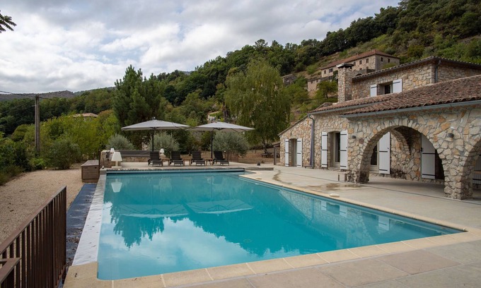 Les Salelles Villa | Villa near Les Vans with Private Pool