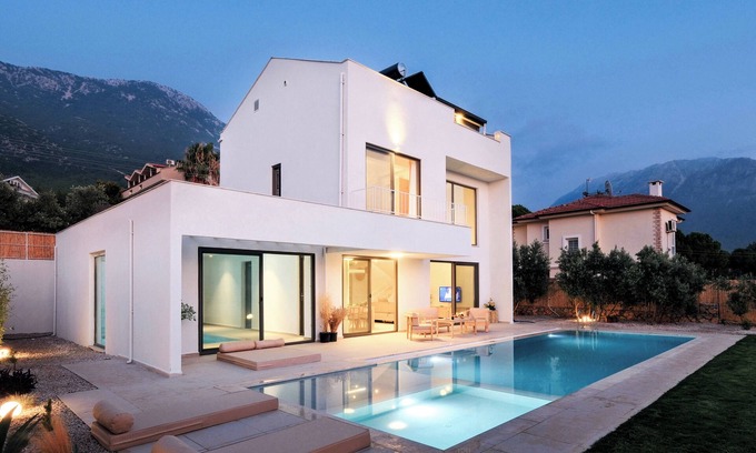 Oludeniz Villa | Villa Neo with Jakuzi,indoor pool,sauna and floor heatingn