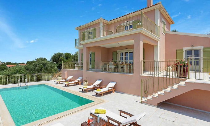 Antipata Villa | Villa Nikolas - Peaceful Superb Villa with Mesmerising Sea & Sunset Views