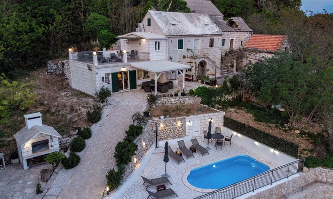 Jesenice Villa | Villa OLE- house with the pool and the sea view