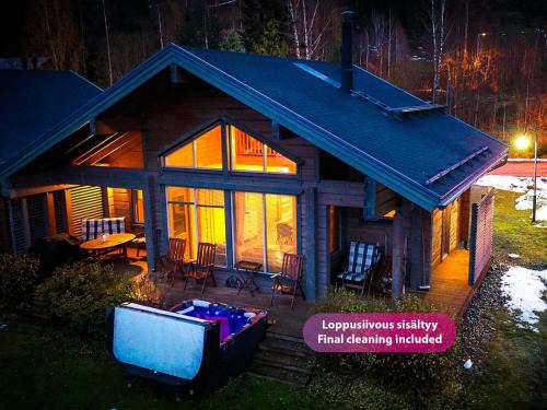 Jamsa Villa | Villa Pohjoistuuli - 5+1 henkilölle, Luoteis-Himos Ski-in/out 56m² + 11m²