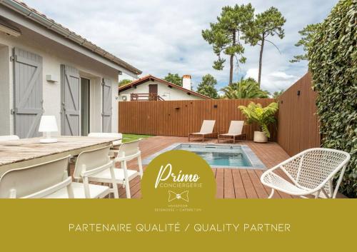 Capbreton Villa | Villa Ravel à Capbreton, piscine et détente