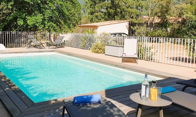 San-Gavino-di-Carbini House | Villa Ribba. 6 pers, piscine, 10 min plage en voiture