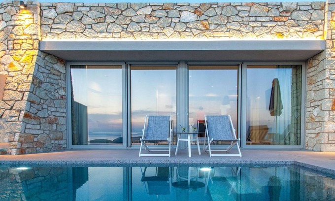 Sivota Villa | Villa 'Sivota Sunset One-Bedroom 2' with Sea View, Wi-Fi and Air Conditioning