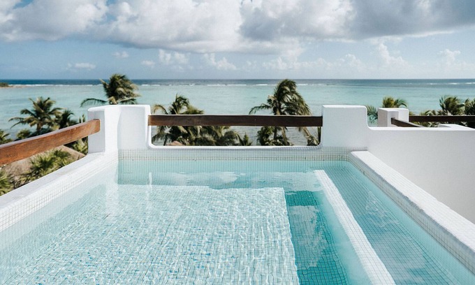 Soliman Bay Villa | Villa Soliman: Beachfront 6BR Villa w/2 Pools, Stunning Ocean Views near Tulum