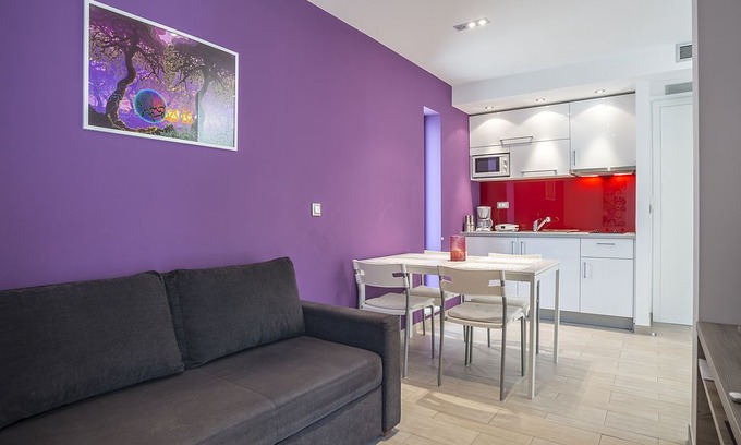 Krvavica Apartment | Villa Steffi Studio apartment 1 for 2 adults and 2 kids