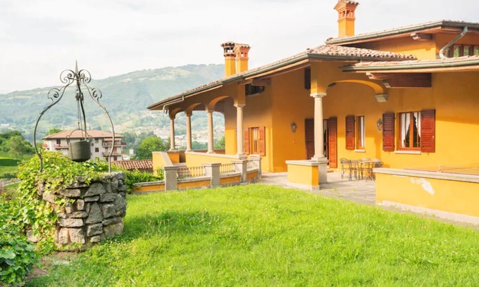 Leffe Villa | Villa surrounded by nature with heated pool and sauna in the mountains.