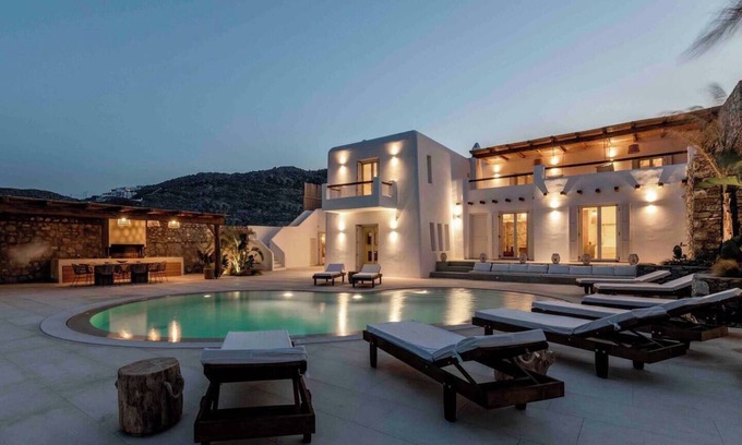 Kanalia Villa | Villa 'The Blue Diamond' with Sea View, Wi-Fi and Air Conditioning