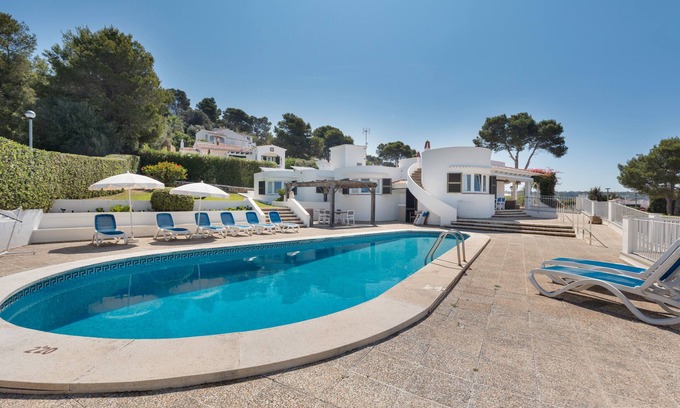 Sant Jaume Mediterrani Villa | Villa 'V206 Isabel' with Sea View, Wi-Fi and Air Conditioning