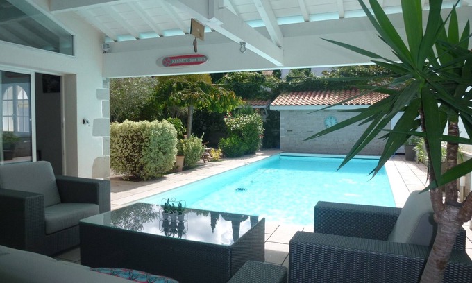 Ciboure House | Villa ,warmed pool "La Nivelle"océan Ciboure St jean de Luz Biarritz