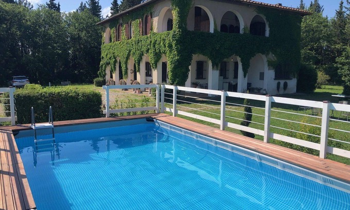 Montespertoli Villa | Villa with A/C, private pool, WIFI, TV, patio, panoramic view, parking, close to San Gimignano