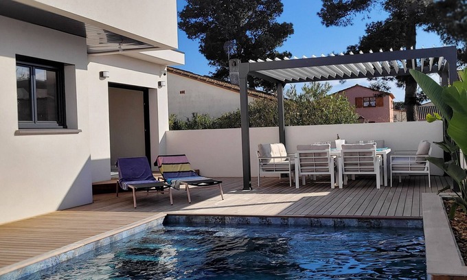 Sainte-Marie-Plage Villa | Villa with seaside pool - Sainte-Marie-La-Mer