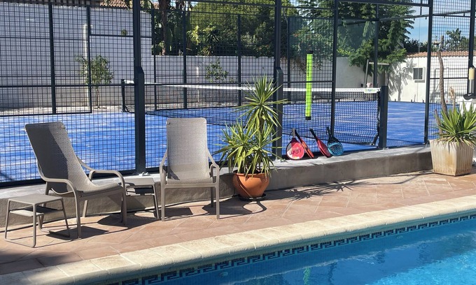 Alhaurin de la Torre Villa | Villa with heated pool and private padel court