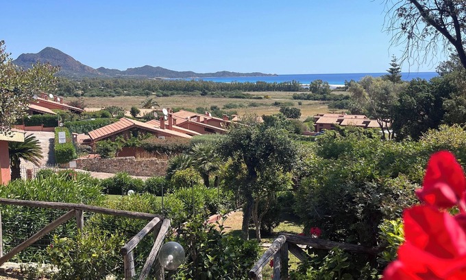 Costa Rei Villa | Villa With Panoramic Veranda, 400m From the sea