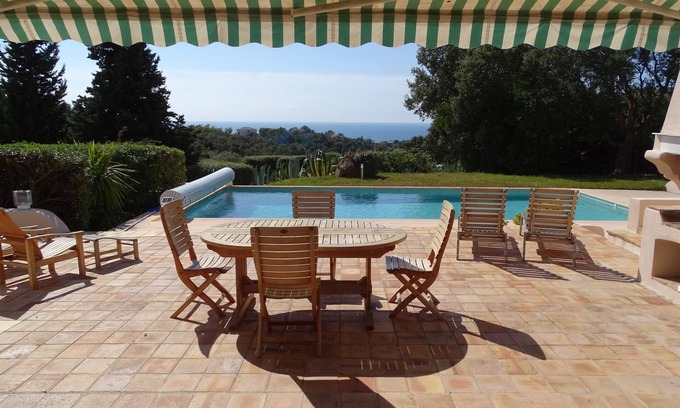 Antheor Villa | Villa with pool, air conditioning, sea view, internet, 6-8