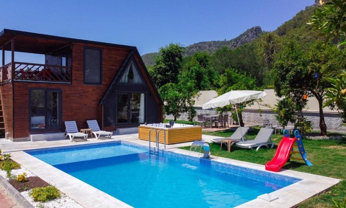Fethiye Villa | Villa with Pool Jacuzzi and Backyard in Inlice