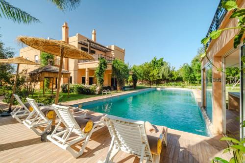 Sidi Abdallah Ghiat House | Villa with Private Garden & Pool Ourika, Atlas Mountains