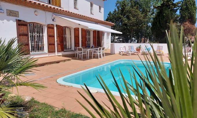 L'Escala House | Villa with private pool 50 meters from the beach wifi unlimited internet access