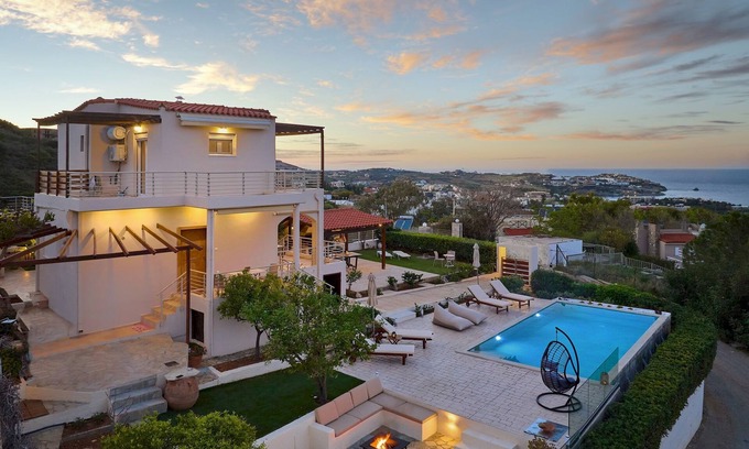 Agia Pelagia Villa | Villa with private pool and amazing view