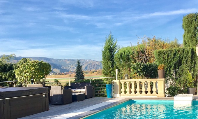 Walbach Villa | Villa with views and pool.