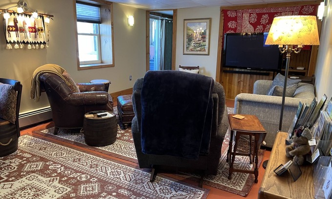 Saranac Lake Apartment | Village Nook,1 BR Apt.-on the Rail Trail, easy walk downtown.