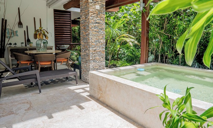 Las Terrenas Apartment | Wake up in paradise Suite with Private Jacuzzi & Terrace in Las Terrenas