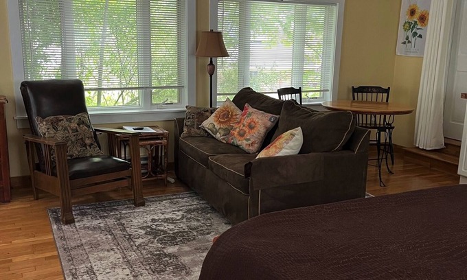 Suttons Bay Apartment | Walk everywhere in the adorable village of Suttons Bay.