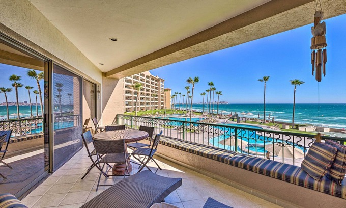 Puerto Penasco Apartment | Walk to Beach: Oceanfront Rocky Point Condo