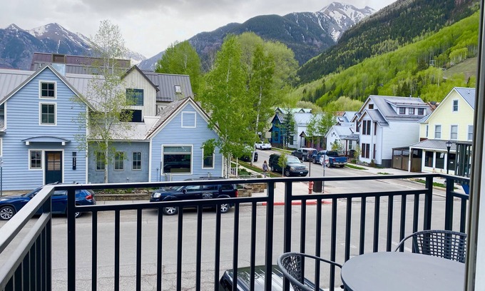 Telluride Condo | Walk to Everything, Views to the Waterfalls Sleeps 8.