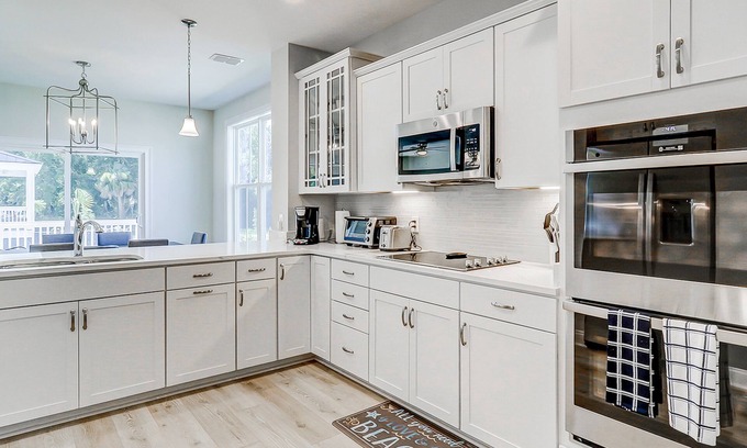 Palmetto Dunes House | Walk to Fish Haul Beach - brand-new home with multiple decks, AC & fast WiFi