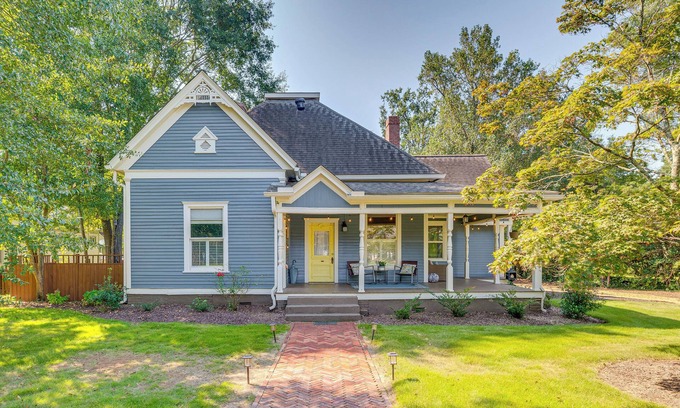 McDonough House | Walk to McDonough Square: Family Home w/Fire Pit