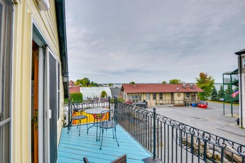 Sackets Harbor Apartment | Water-View Balcony Charming Lake Ontario Studio!