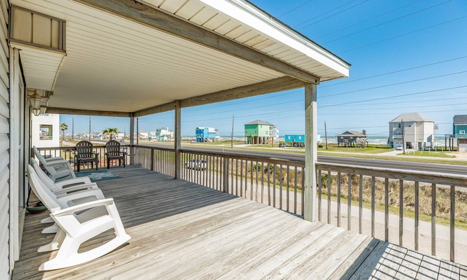 Terramar Beach House | Water-view home steps from the beach - central AC, washer/dryer, & shared pool