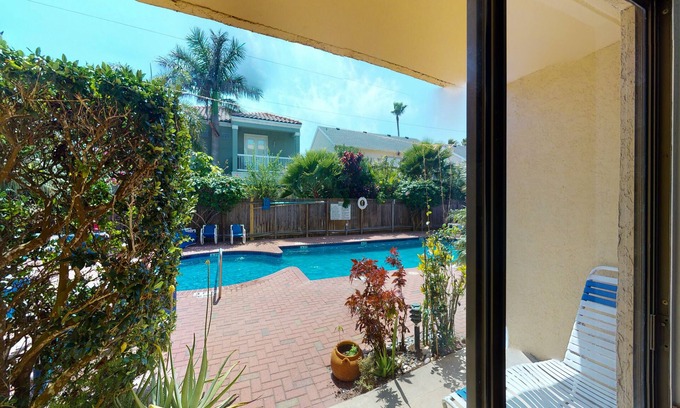 South Padre Island Condo | Waterfront condo near the beach with pool, hot tub & fireplace - dog-friendly